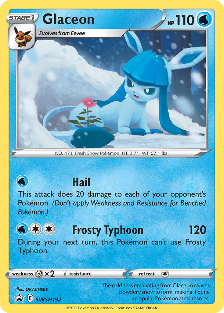 Glaceon — illustrated card