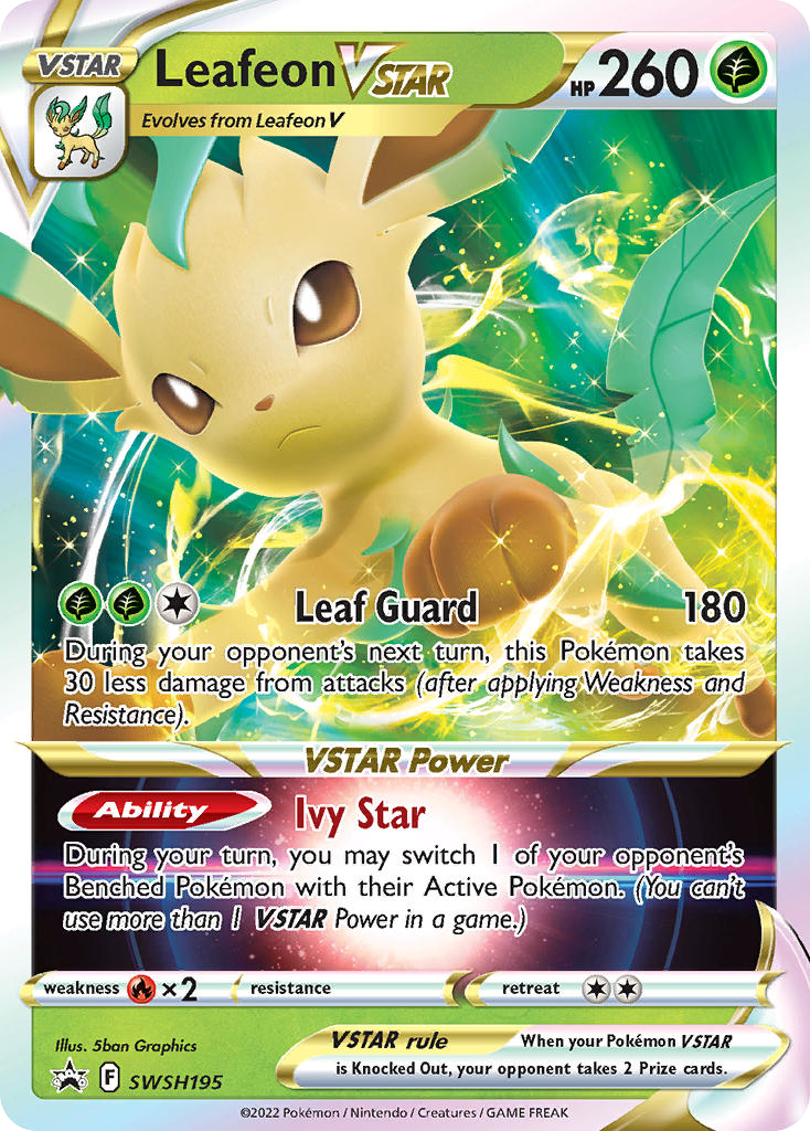 Leafeon VSTAR — illustrated card