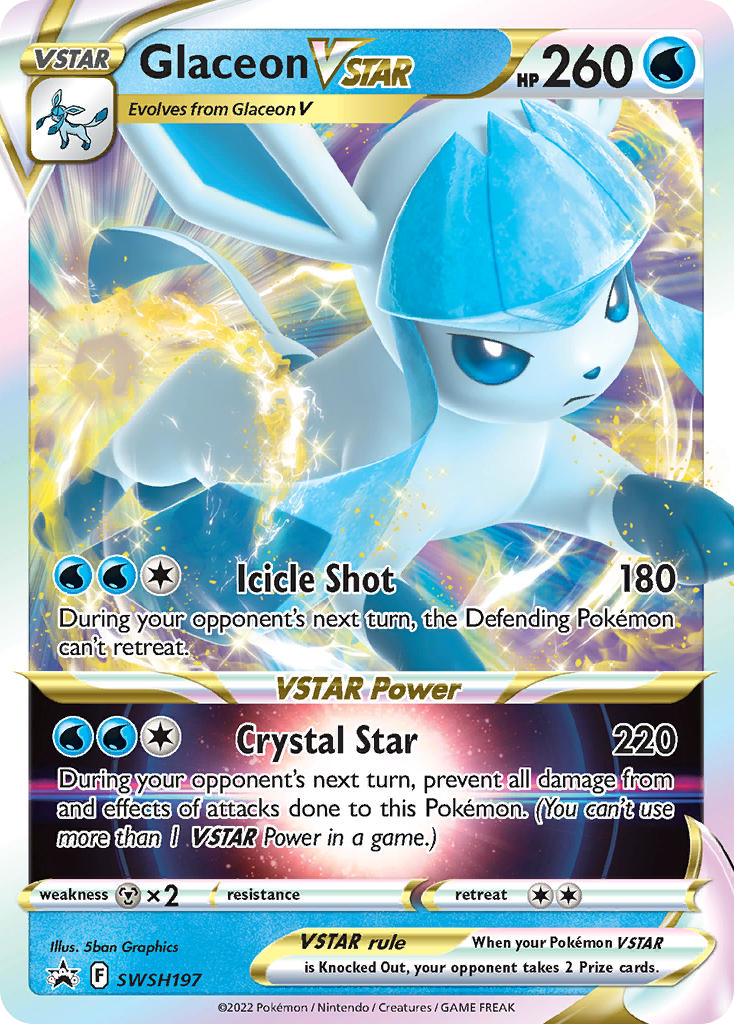 Glaceon VSTAR — illustrated card