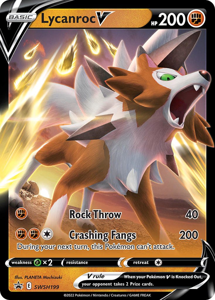Lycanroc V — illustrated card