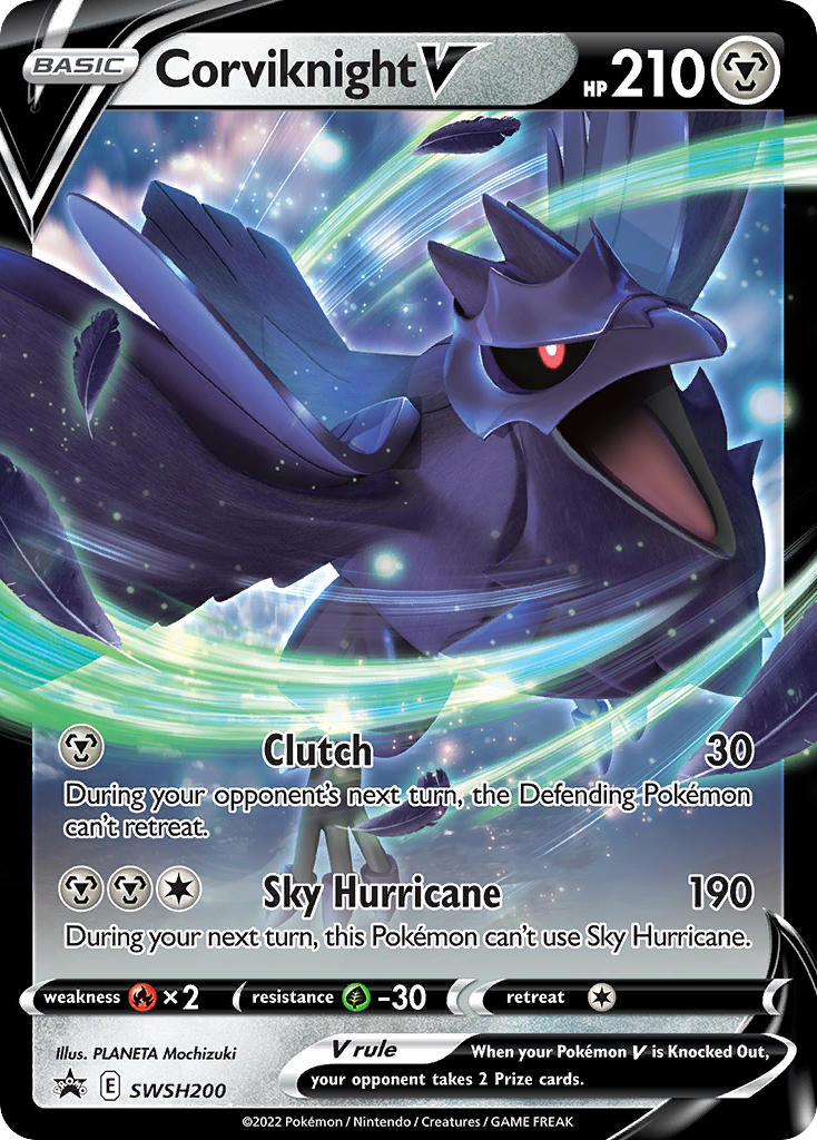 Corviknight V — illustrated card