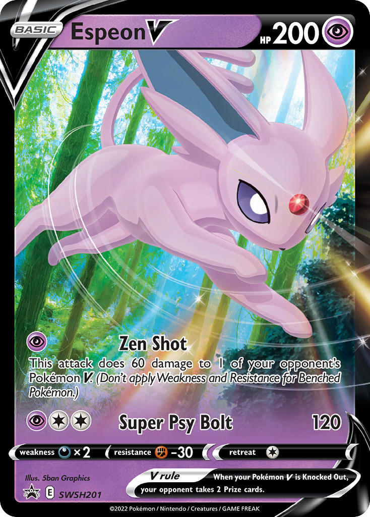 Espeon V — illustrated card