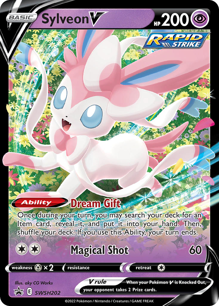 Sylveon V — illustrated card