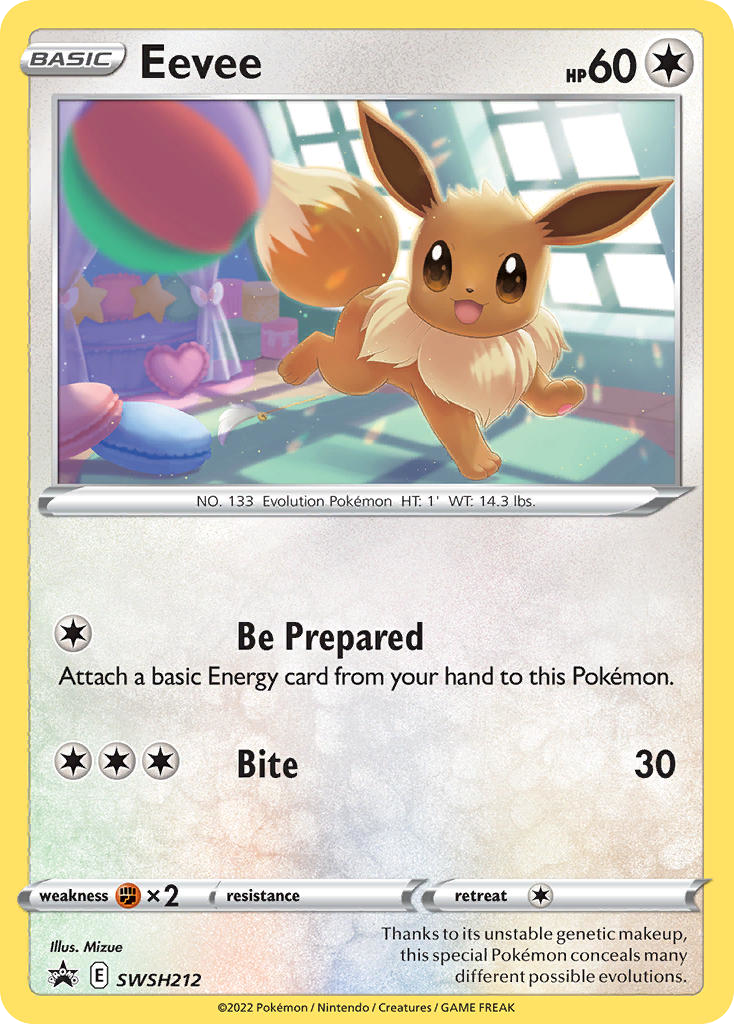 Eevee — illustrated card