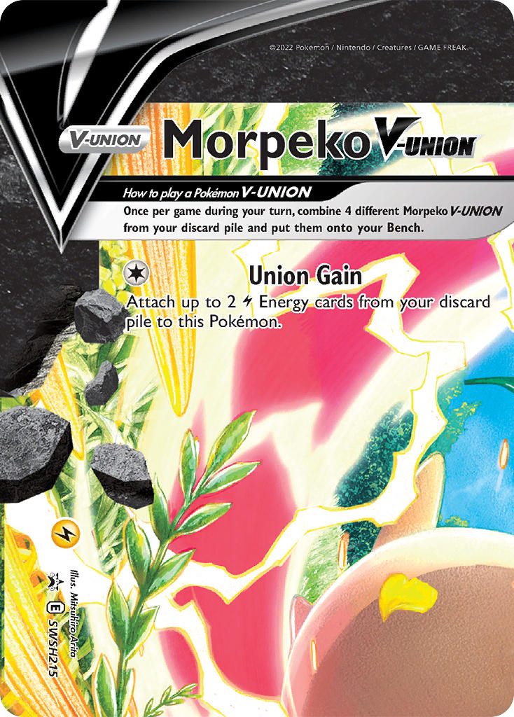 Morpeko V-UNION — illustrated card