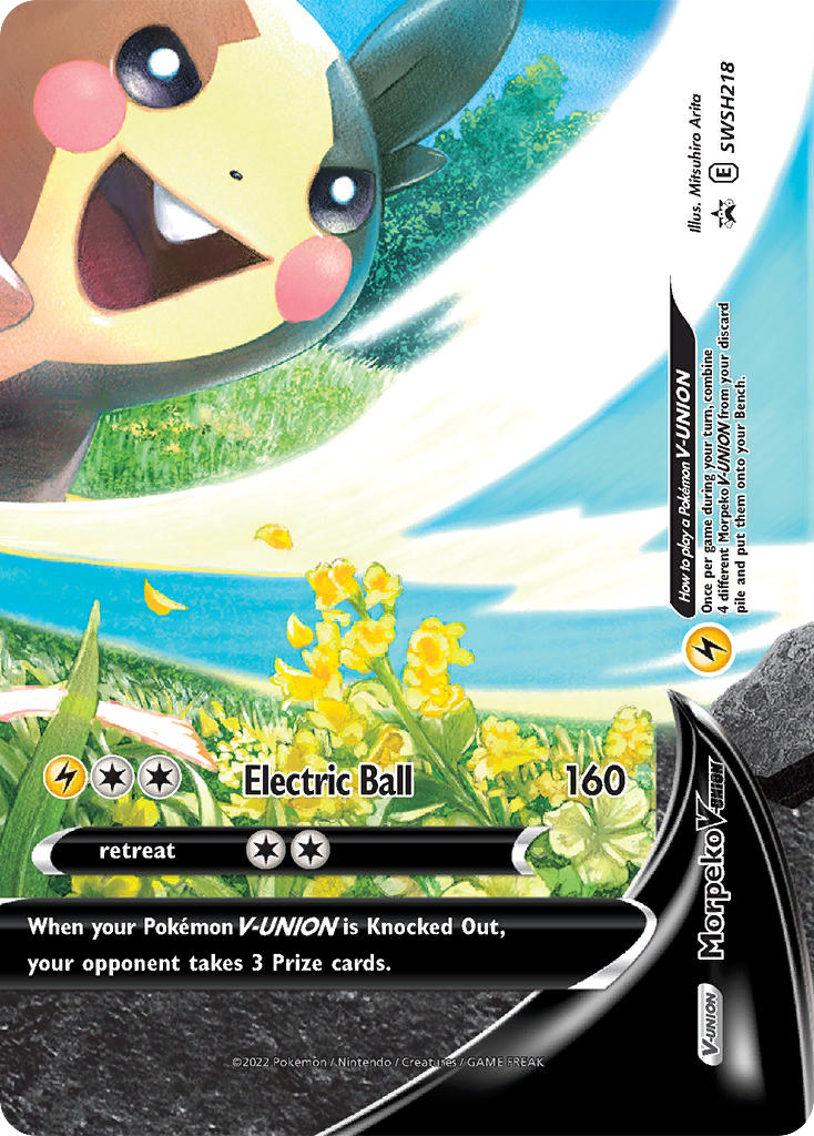 Morpeko V-UNION — illustrated card