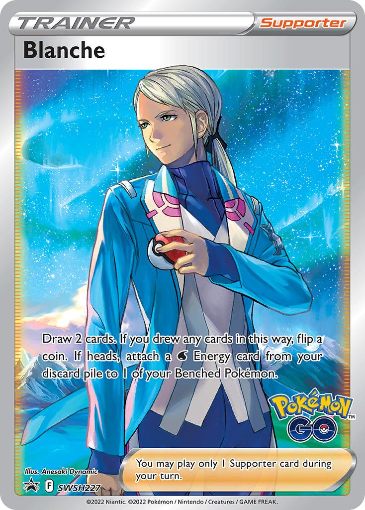 Blanche — illustrated card