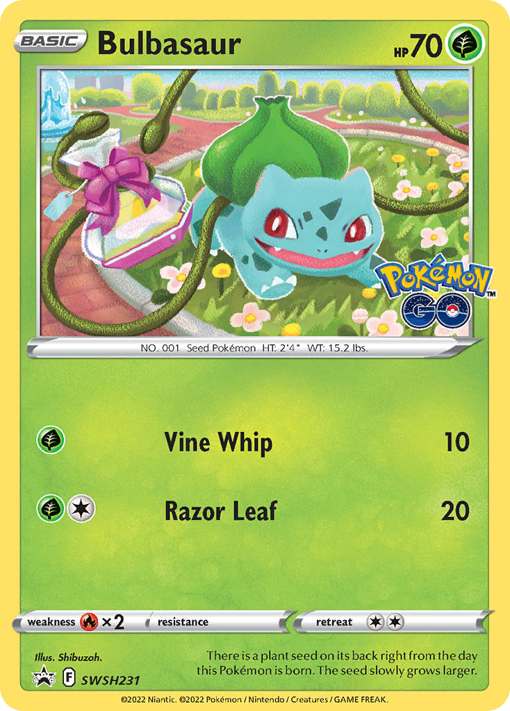 Bulbasaur — illustrated card