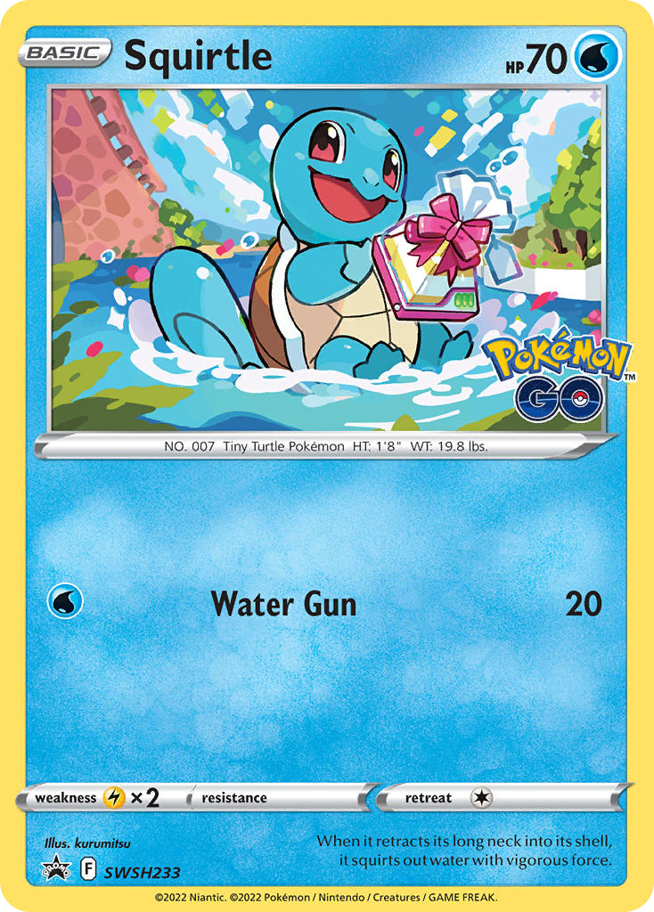 Squirtle — illustrated card