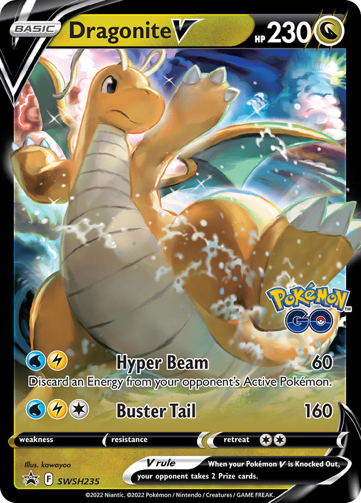 Dragonite V — illustrated card