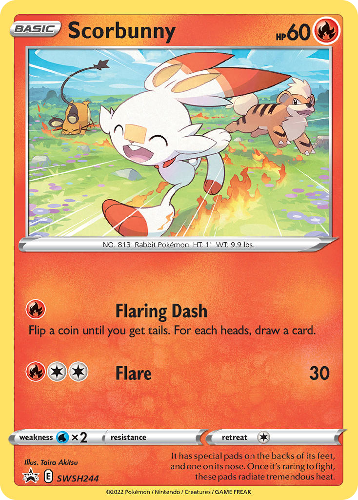 Scorbunny — illustrated card