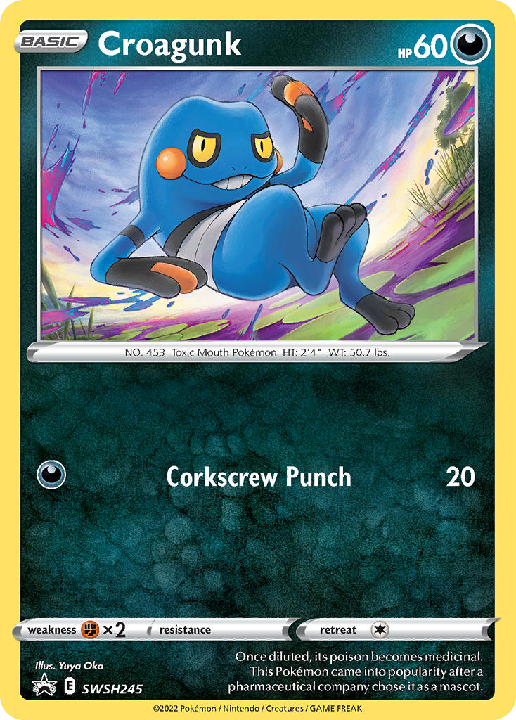 Croagunk — illustrated card