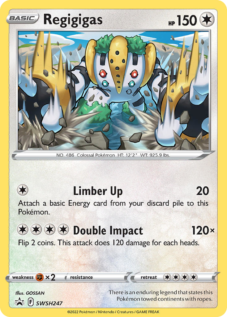 Regigigas — illustrated card