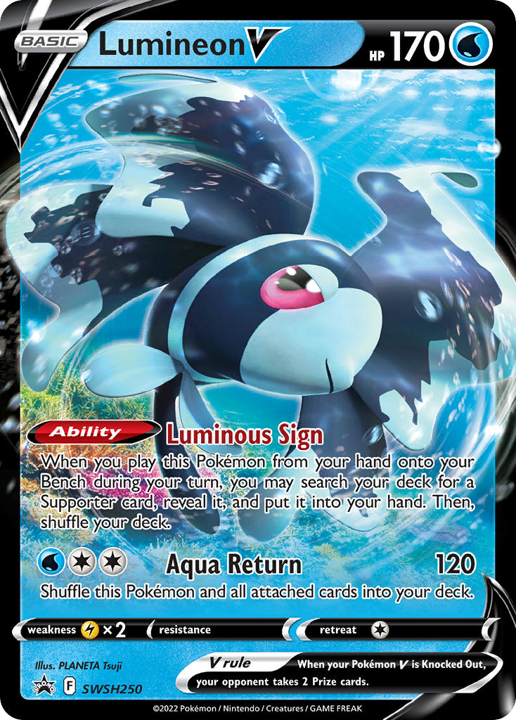 Lumineon V — illustrated card
