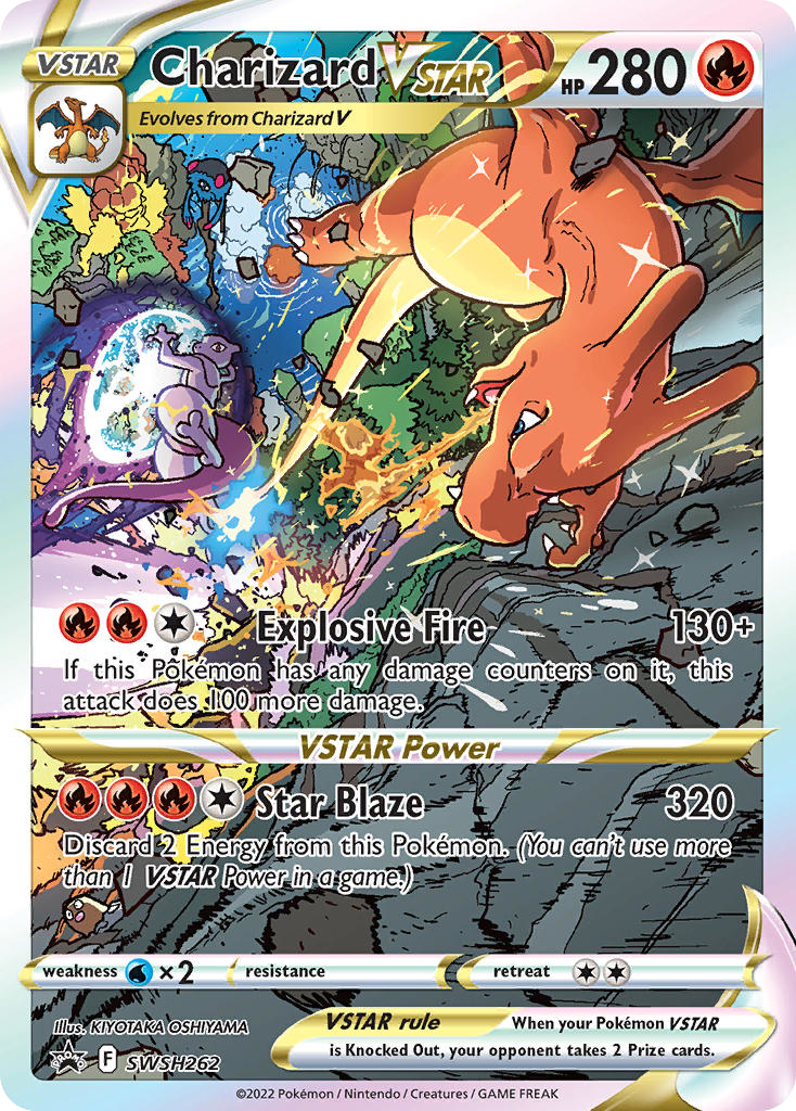 Charizard VSTAR — illustrated card