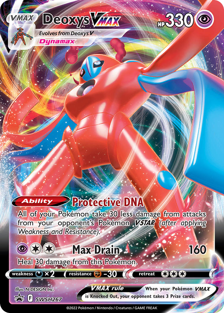 Deoxys VMAX — illustrated card