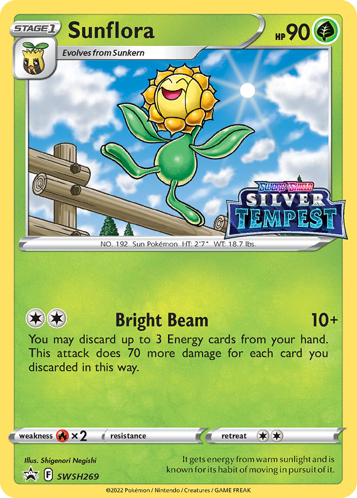 Sunflora — illustrated card