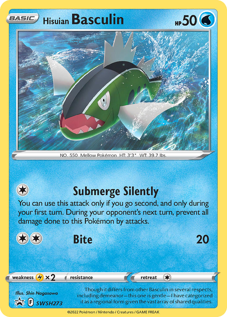 Hisuian Basculin — illustrated card
