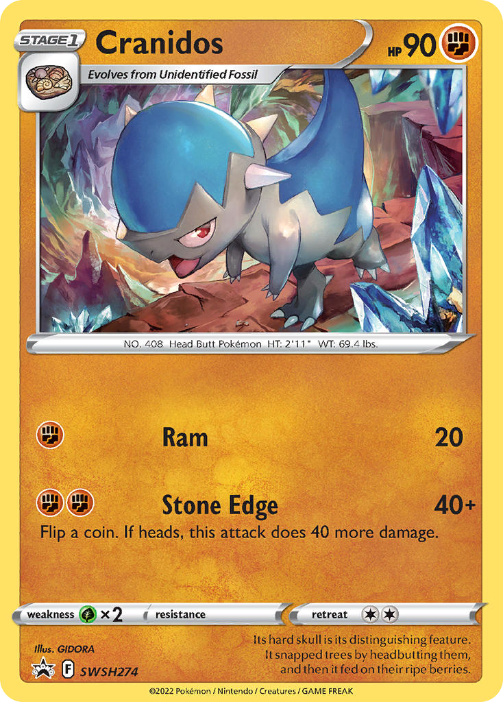 Cranidos — illustrated card