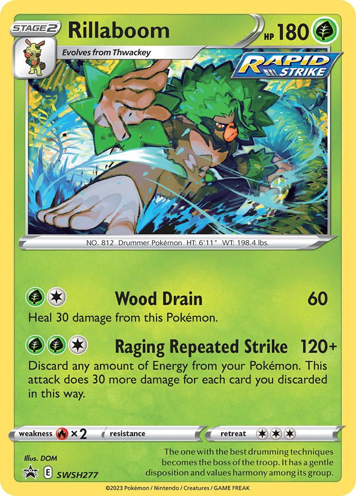 Rillaboom — illustrated card