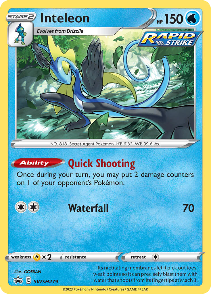 Inteleon — illustrated card