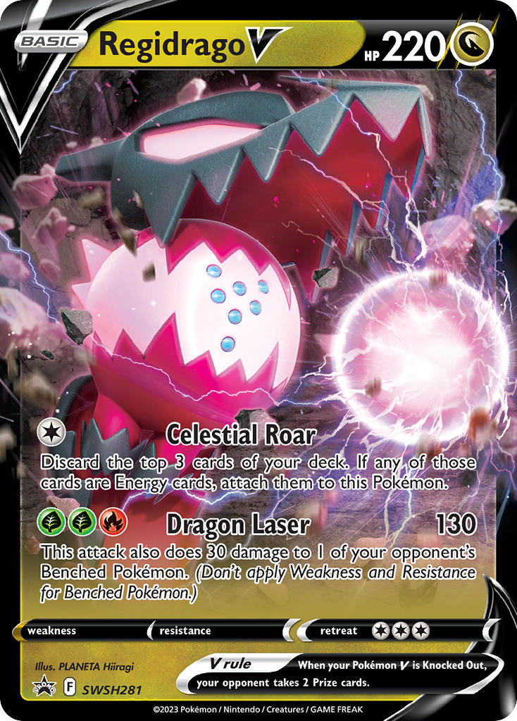 Regidrago V — illustrated card