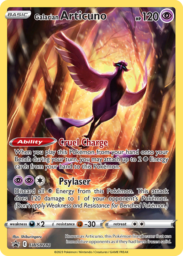 Galarian Articuno — illustrated card