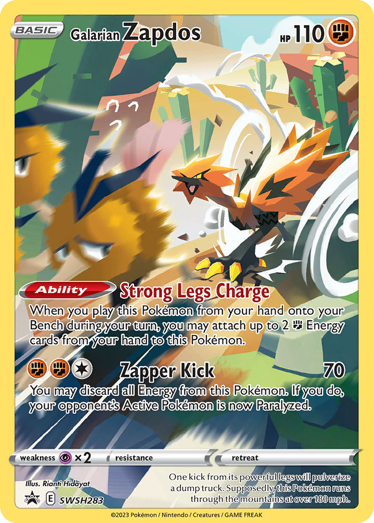 Galarian Zapdos — illustrated card