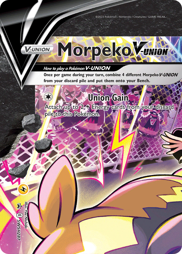 Morpeko V-UNION — illustrated card