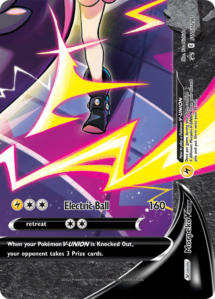 Morpeko V-UNION — illustrated card