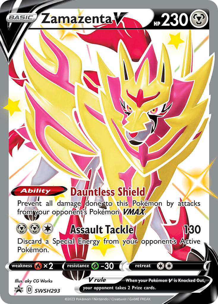 Zamazenta V — illustrated card