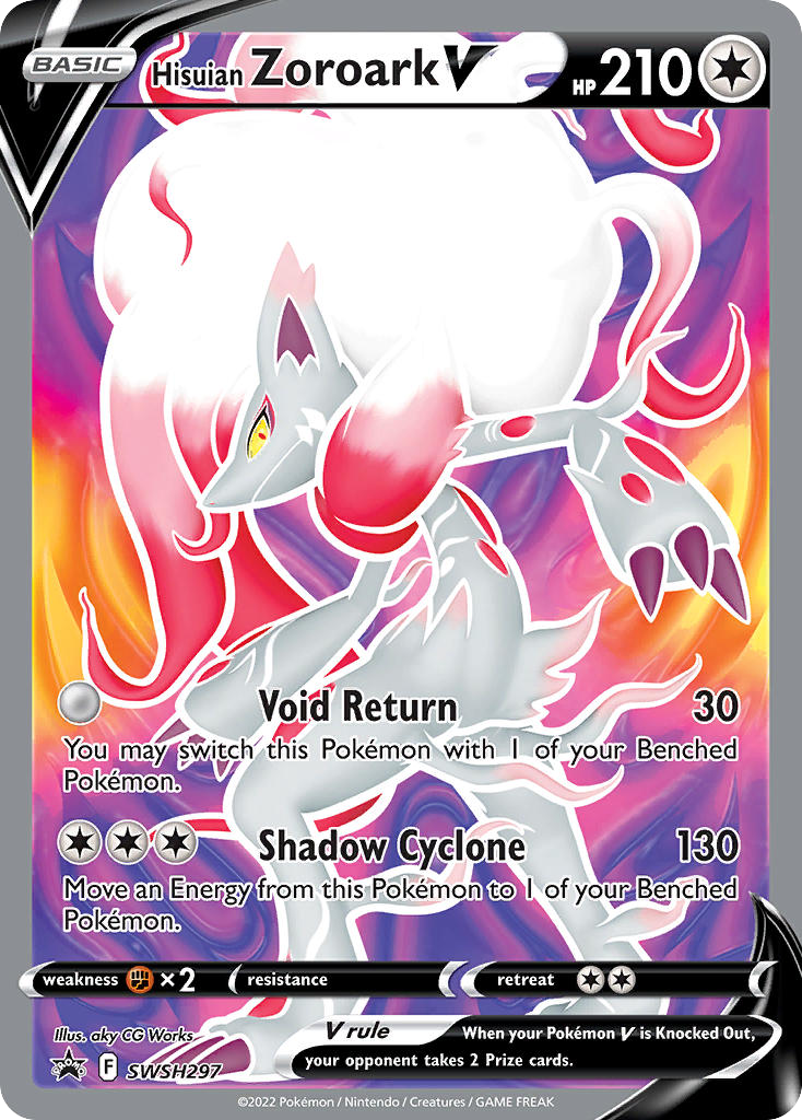 Hisuian Zoroark V — illustrated card