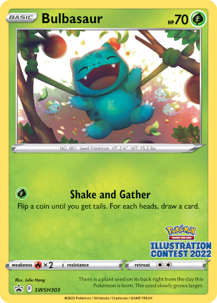 Bulbasaur — illustrated card