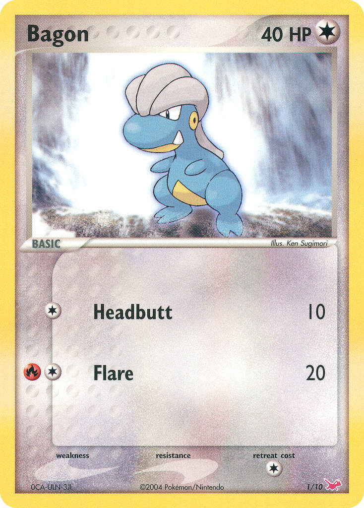 Bagon — illustrated card