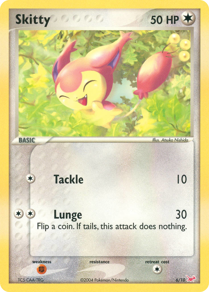 Skitty — illustrated card