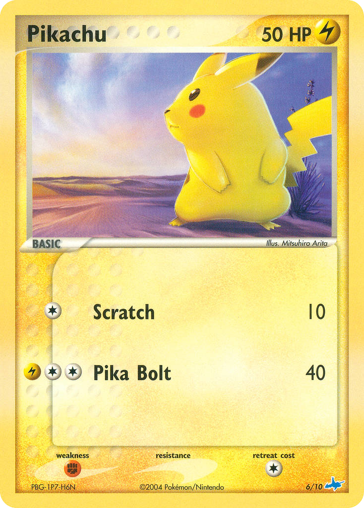 Pikachu — illustrated card