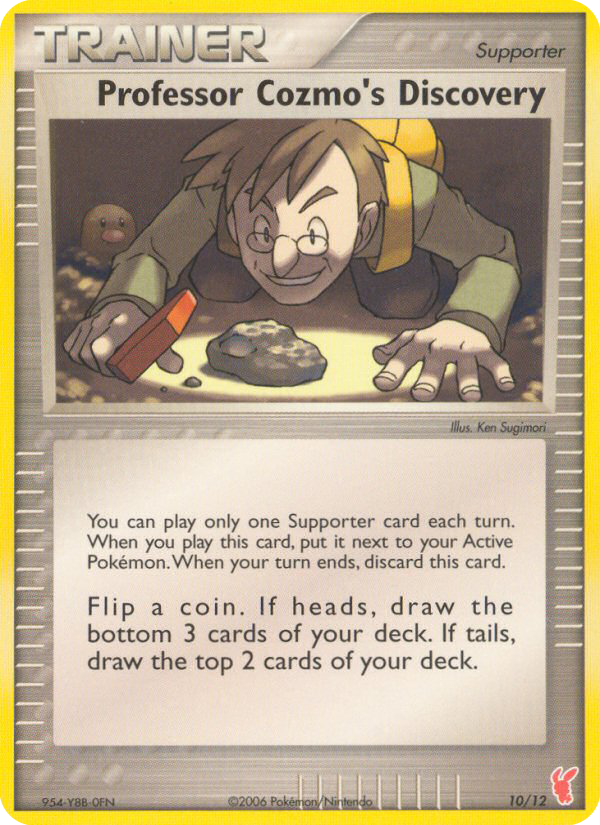 Professor Cozmo's Discovery — illustrated card