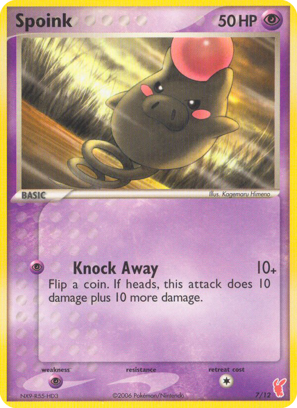 Spoink — illustrated card