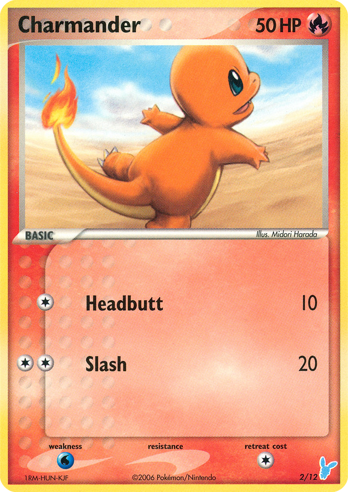 Charmander — illustrated card