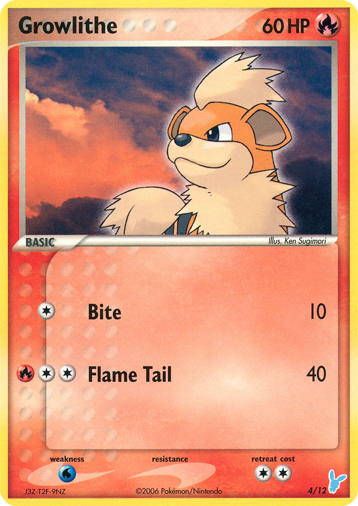 Growlithe — illustrated card