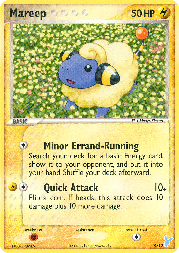 Mareep — illustrated card