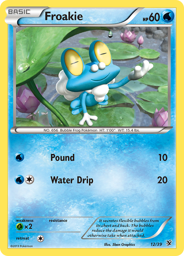 Froakie — illustrated card