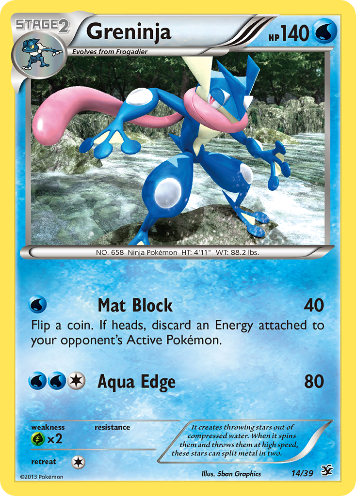 Greninja — illustrated card