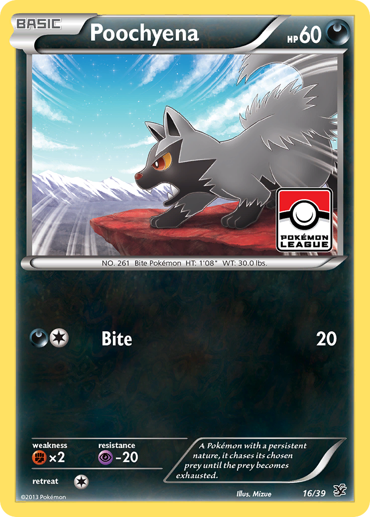 Poochyena — illustrated card