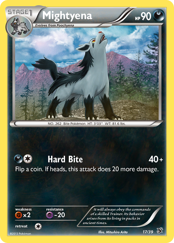 Mightyena — illustrated card