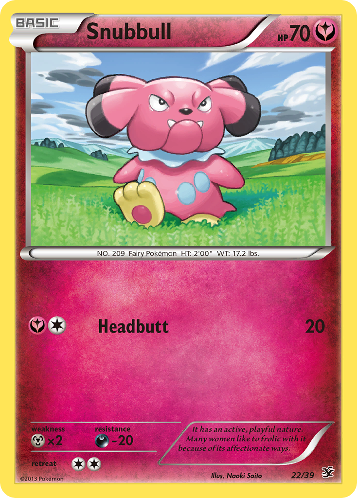 Snubbull — illustrated card