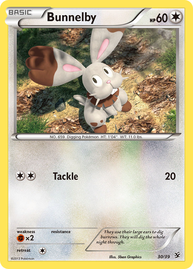 Bunnelby — illustrated card