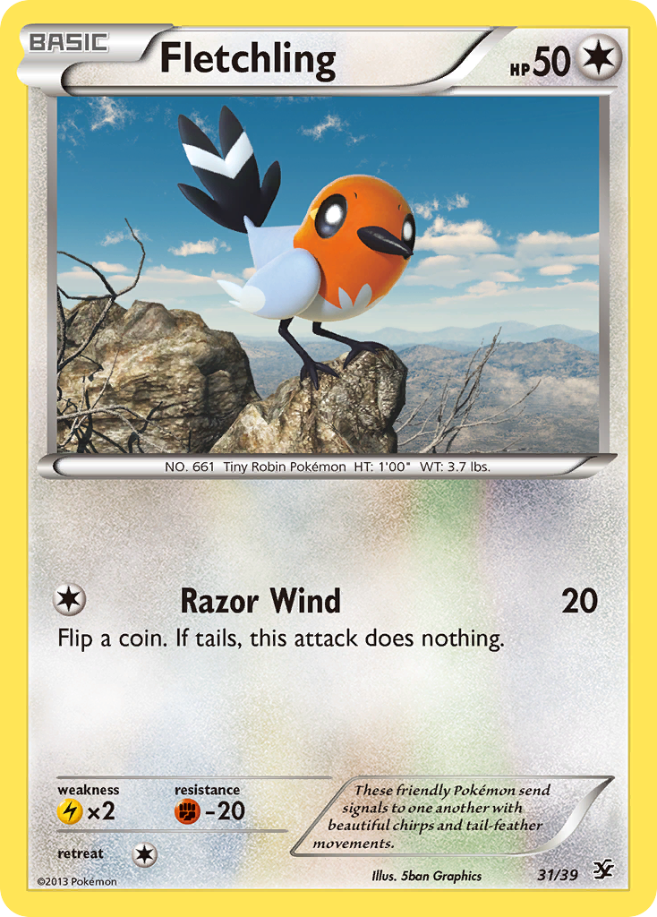 Fletchling — illustrated card