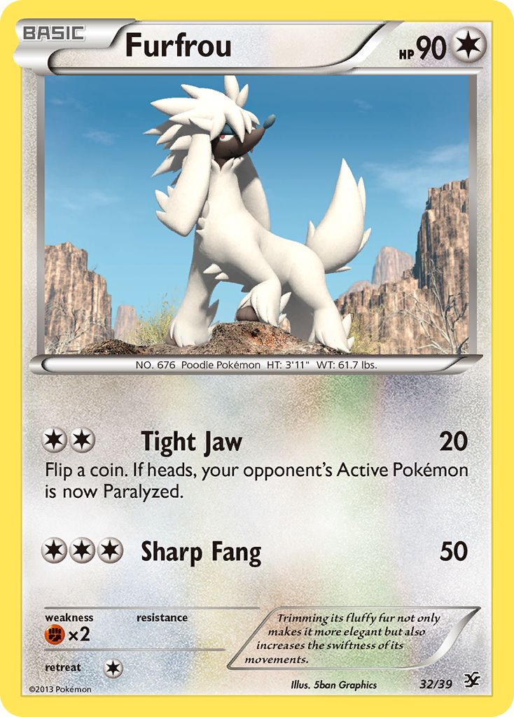 Furfrou — illustrated card
