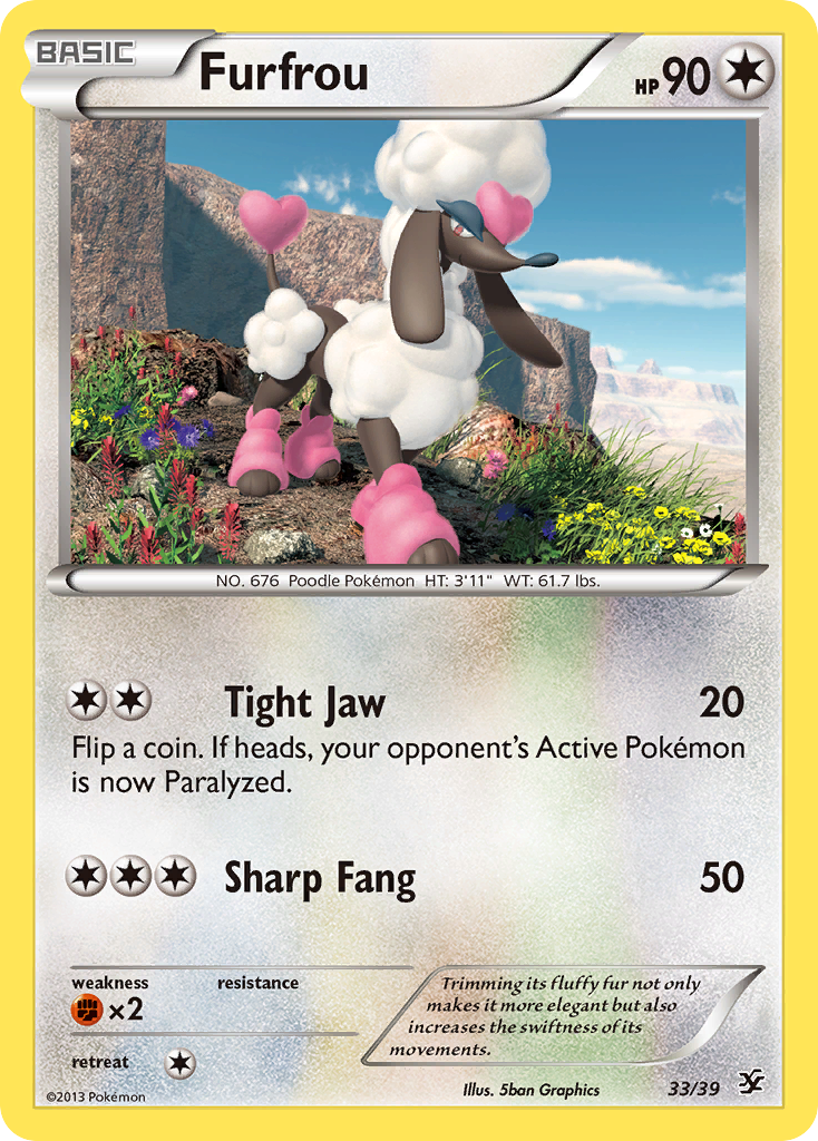 Furfrou — illustrated card